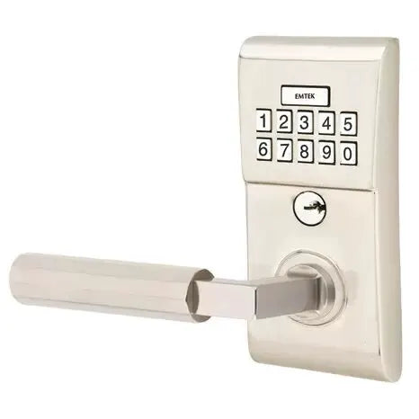 Emtek Modern - L-Square Faceted Lever Electronic Keypad Lock by Emtek
