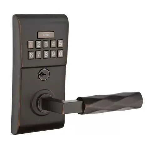Emtek Modern - L-Square Tribeca Lever Electronic Keypad Lock by Emtek