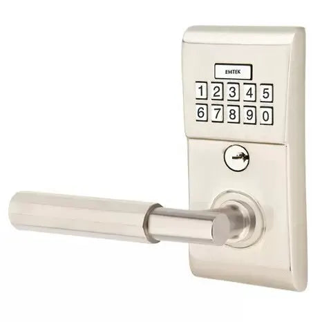 Emtek Modern - T-Bar Faceted Lever Electronic Keypad Lock by Emtek