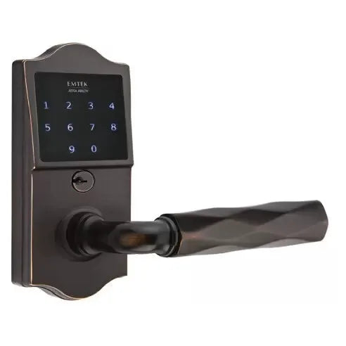 Emtek Emtouch Classic - R-Bar Tribeca Lever Electronic Touchscreen Lock by Emtek