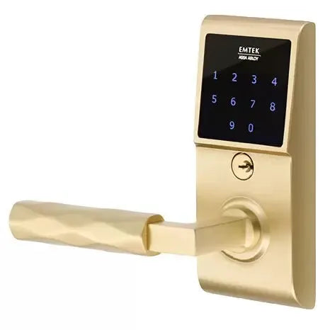 Emtek Emtouch - L-Square Tribeca Lever Electronic Touchscreen Lock by Emtek