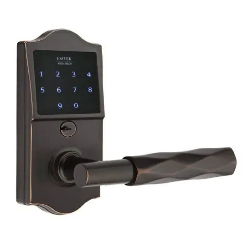 Emtek Emtouch Classic - T-Bar Tribeca Lever Electronic Touchscreen Lock by Emtek