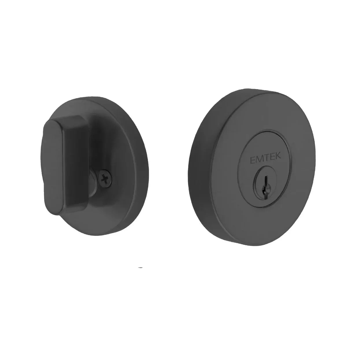 matte black deadbolts
