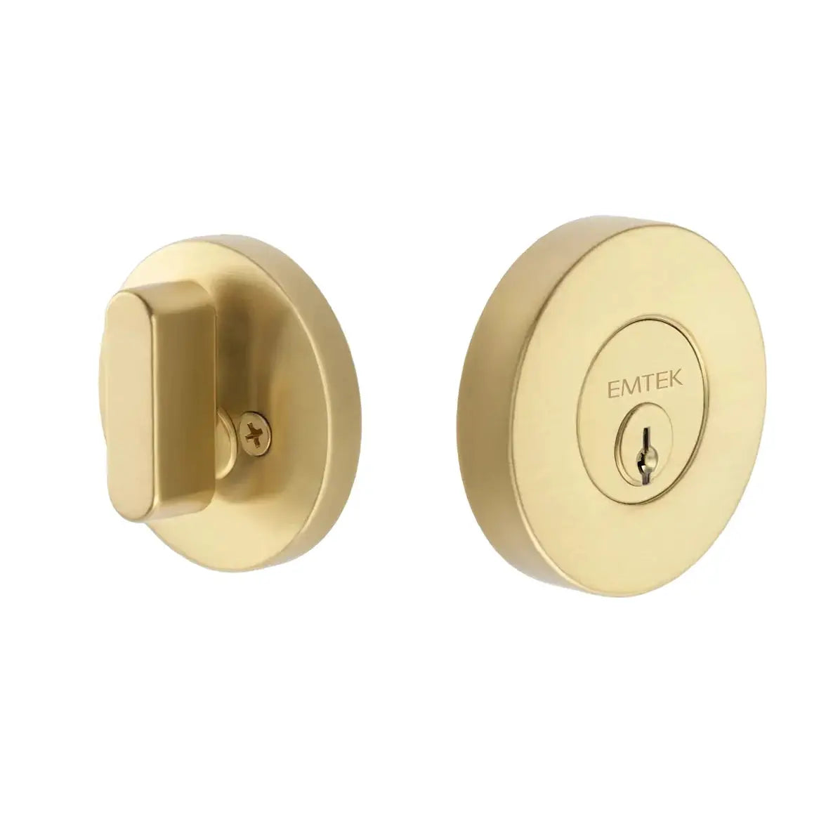 Emtek Single Cylinder Round Deadbolt by Emtek