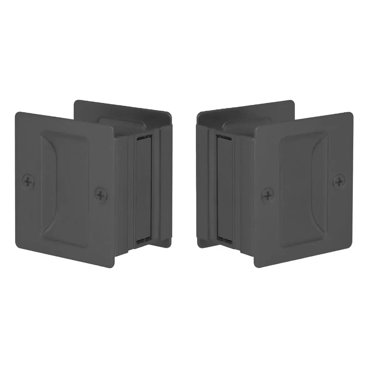 matte black pocket door