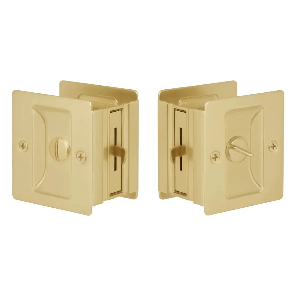 Emtek Square Standard Pocket Door Lock by Emtek