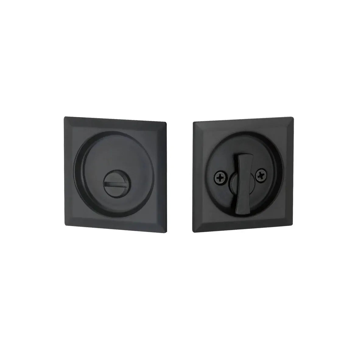 Emtek Square Tubular Pocket Door Lock by Emtek