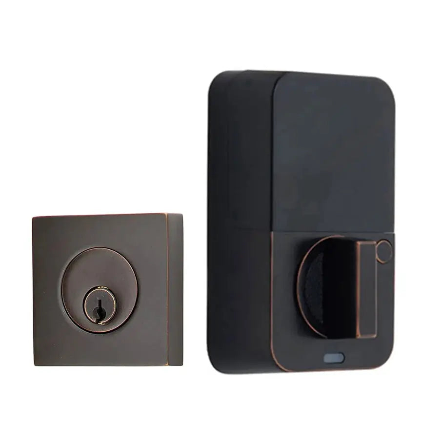 Emtek EMPowered 2 Upgrade Single Cylinder Square Deadbolt by Emtek
