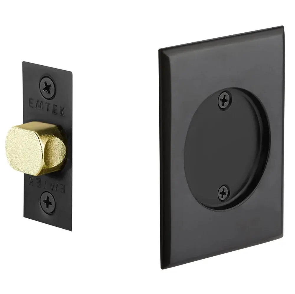 Emtek Tubular Rectangular Pocket Door Hardware by Emtek
