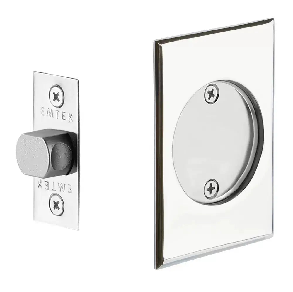 Emtek Tubular Rectangular Pocket Door Hardware by Emtek