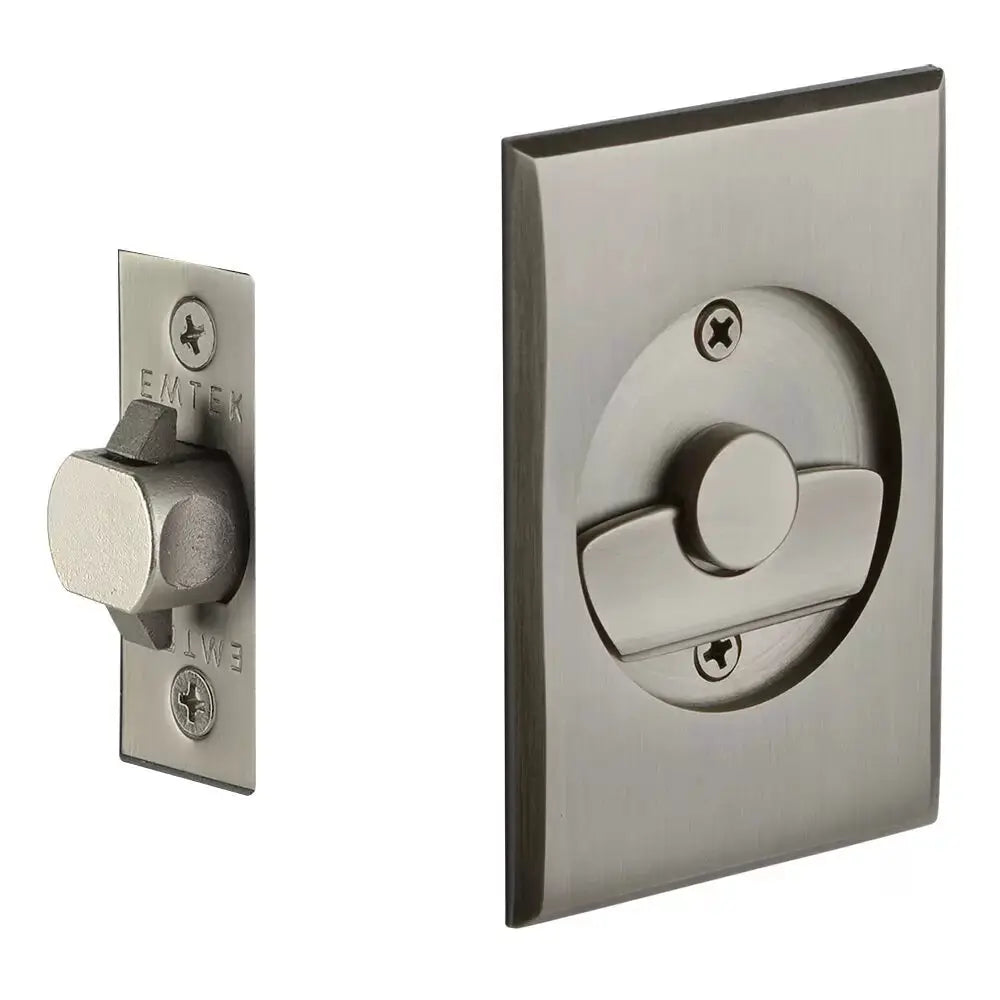Emtek Tubular Rectangular Pocket Door Hardware by Emtek