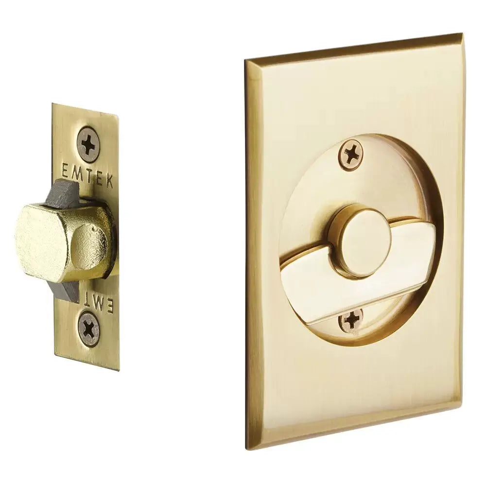 Emtek Tubular Rectangular Pocket Door Hardware by Emtek