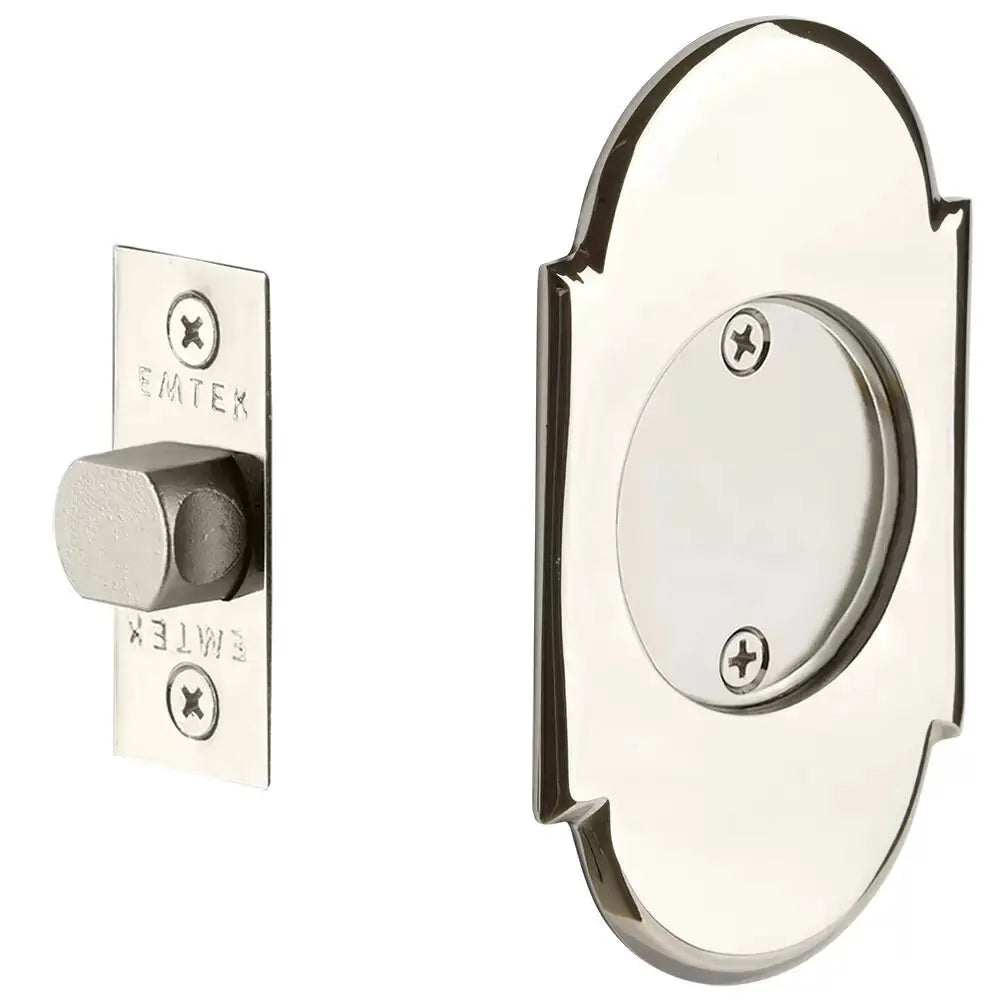 Emtek Tubular #8 Arch Pocket Door Hardware by Emtek