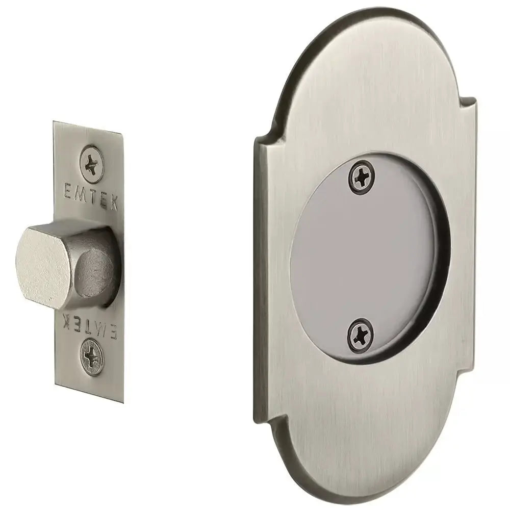 Emtek Tubular #8 Arch Pocket Door Hardware by Emtek