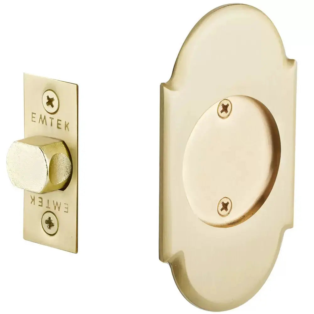 Emtek Tubular #8 Arch Pocket Door Hardware by Emtek