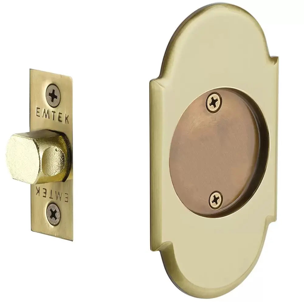 Emtek Tubular #8 Arch Pocket Door Hardware by Emtek