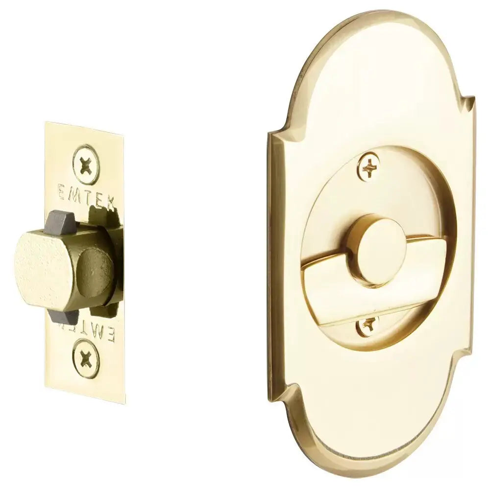 Emtek Tubular #8 Arch Pocket Door Hardware by Emtek