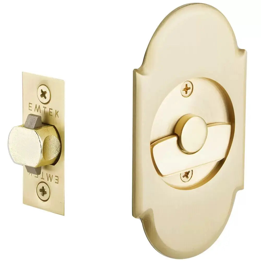 Emtek Tubular #8 Arch Pocket Door Hardware by Emtek