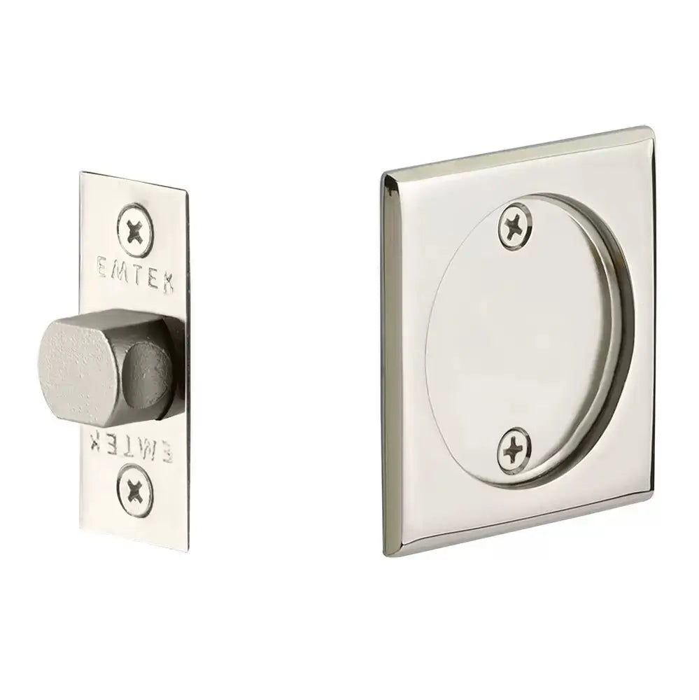 Emtek Tubular Square Pocket Door Hardware by Emtek