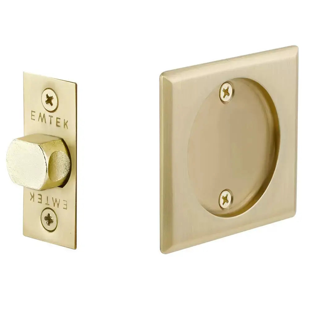 Emtek Tubular Square Pocket Door Hardware by Emtek