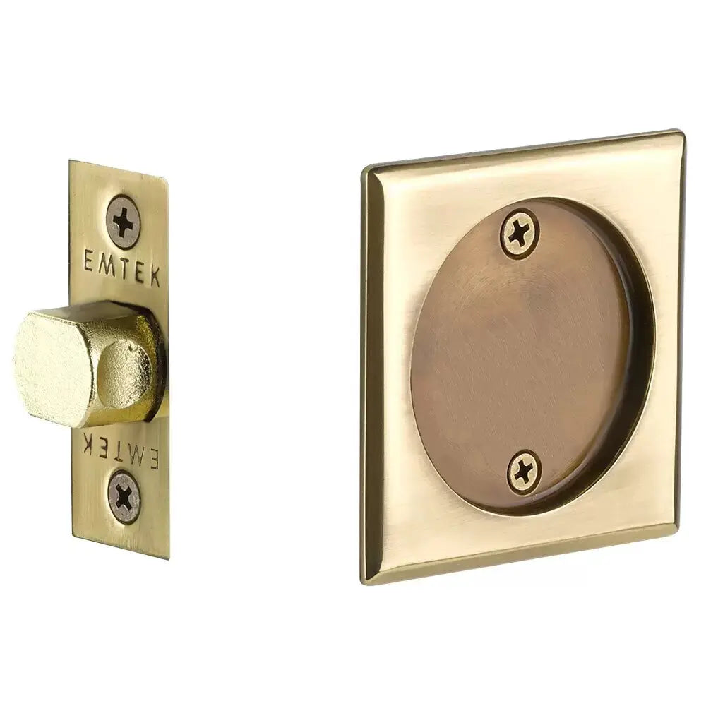 Emtek Tubular Square Pocket Door Hardware by Emtek