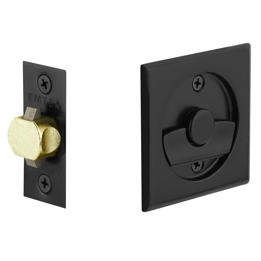 Emtek Tubular Square Pocket Door Hardware by Emtek