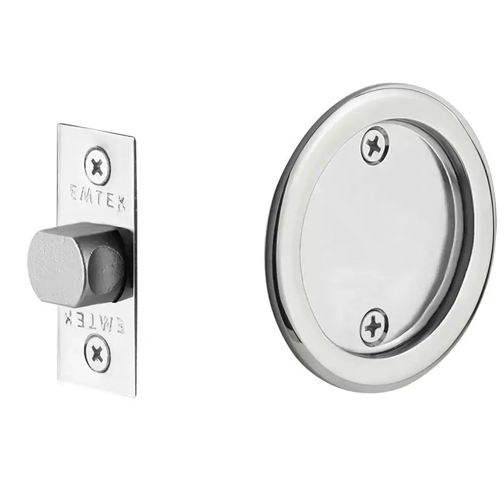 Emtek Tubular Round Pocket Door Hardware by Emtek