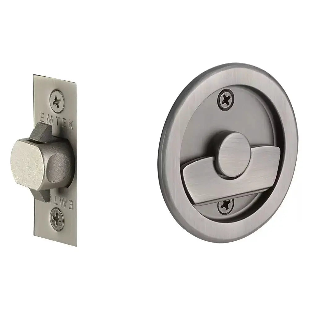 Emtek Tubular Round Pocket Door Hardware by Emtek