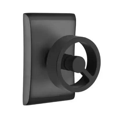 Emtek Spoke Knob with Neos Rosette by Emtek