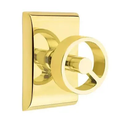 Emtek Spoke Knob with Neos Rosette by Emtek
