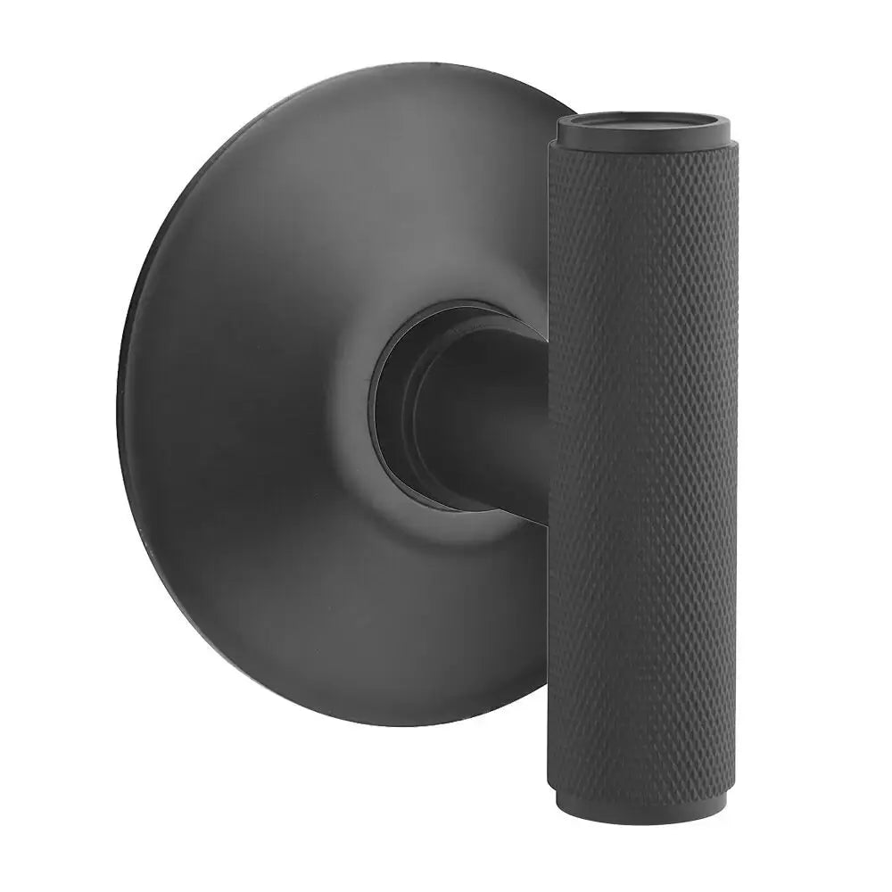 Emtek Ace Knurled Knob with Modern Rosette by Emtek