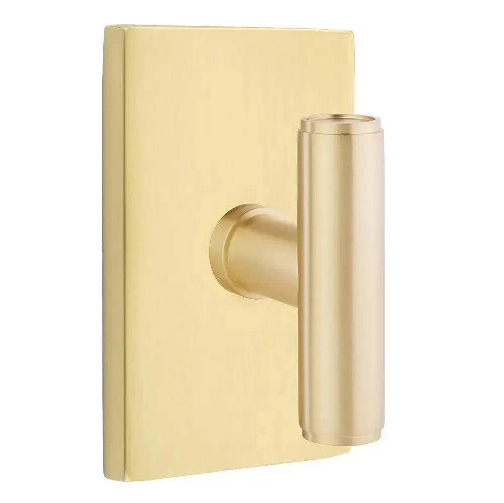 Emtek Ace Knob with Modern Rectangular Rosette by Emtek