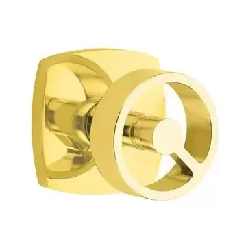 Emtek Spoke Knob with Urban Modern Rosette by Emtek
