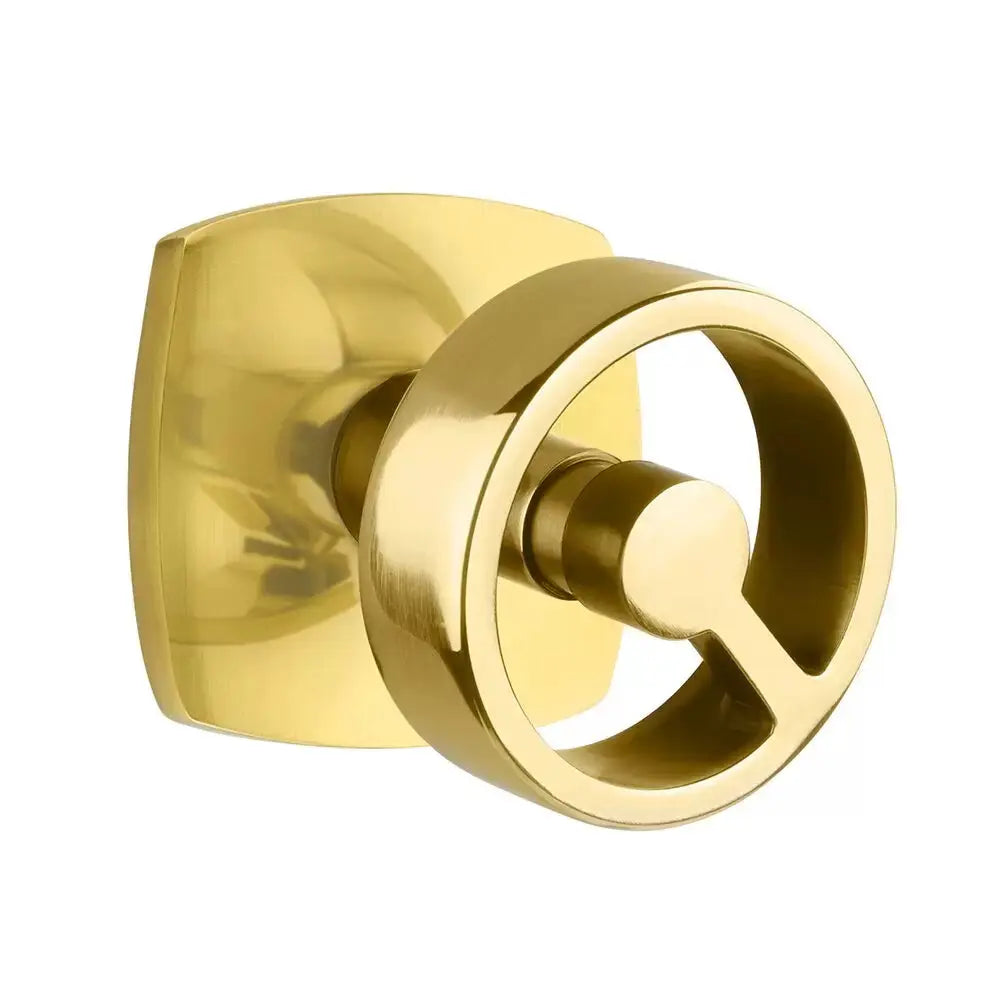 Emtek Spoke Knob with Urban Modern Rosette by Emtek