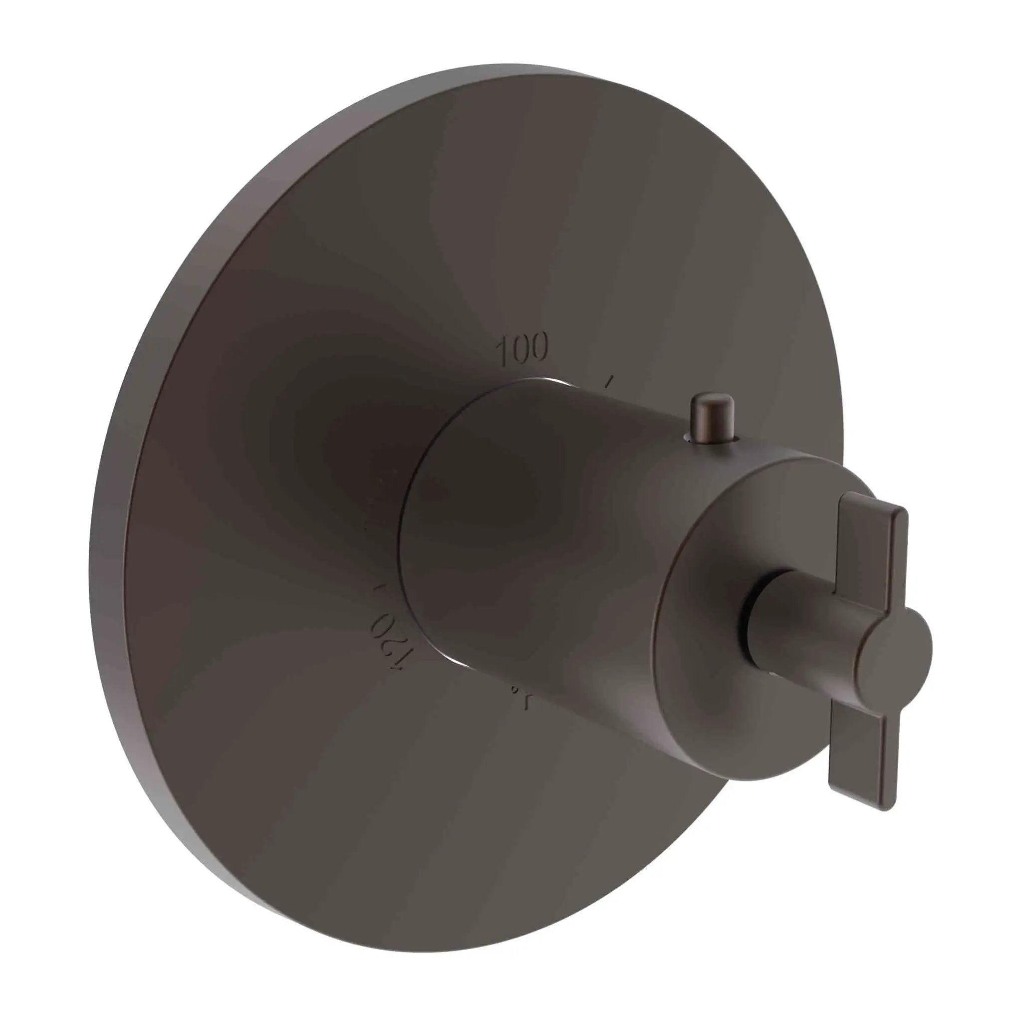 Newport Brass Tolmin 3/4" Round Thermostatic Trim Plate with Handle by Newport Brass