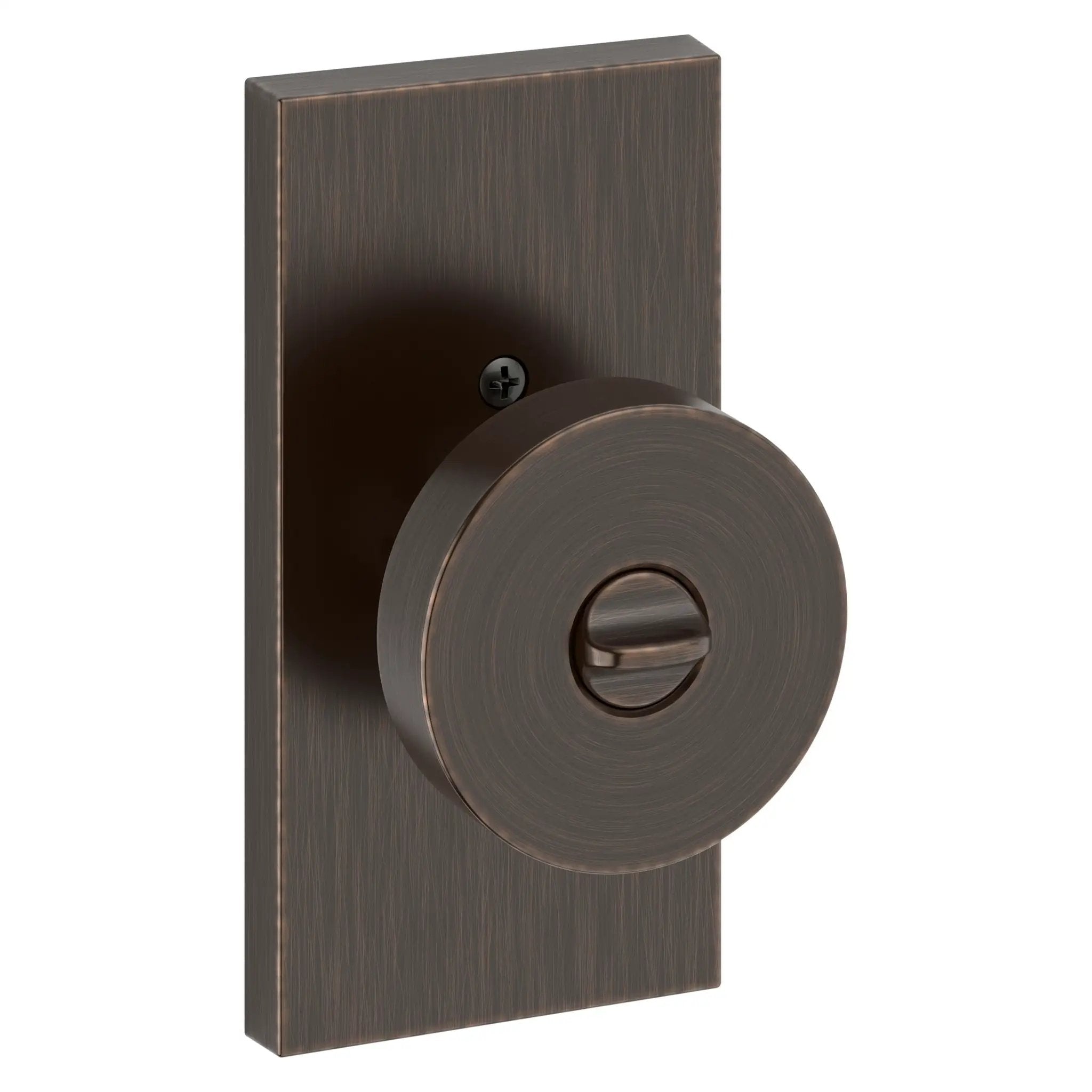 Baldwin Reserve Contemporary Knob and 5" Rose by Baldwin