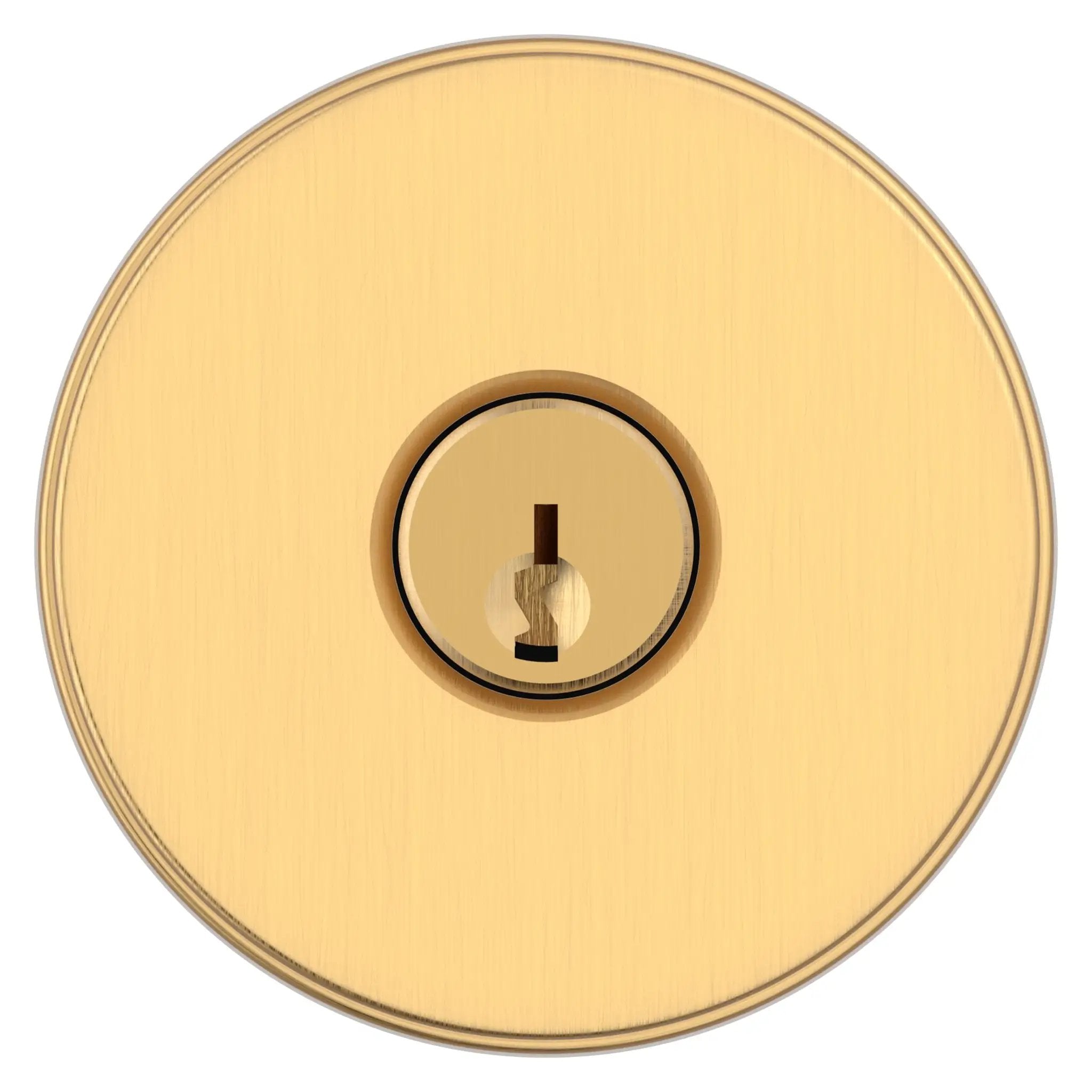 satin brass door knob