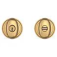 satin brass door knob