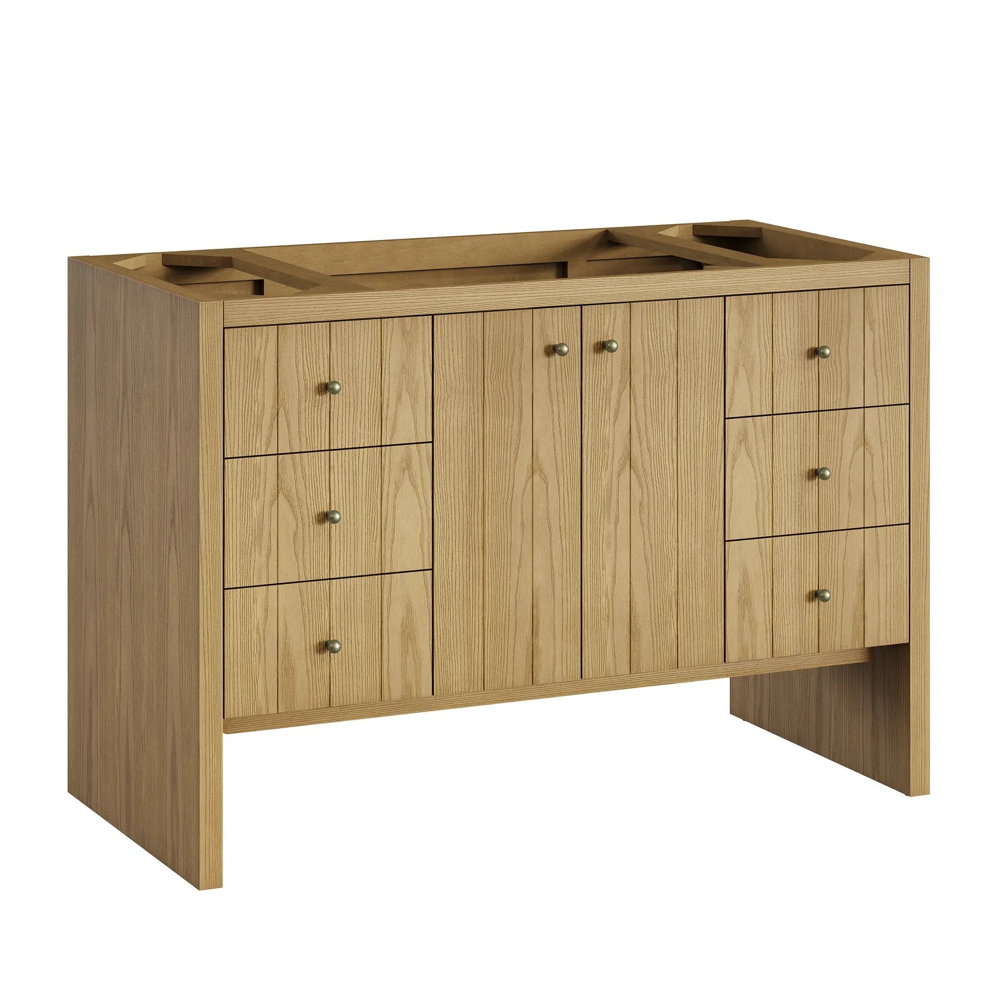 light natural oak vanity