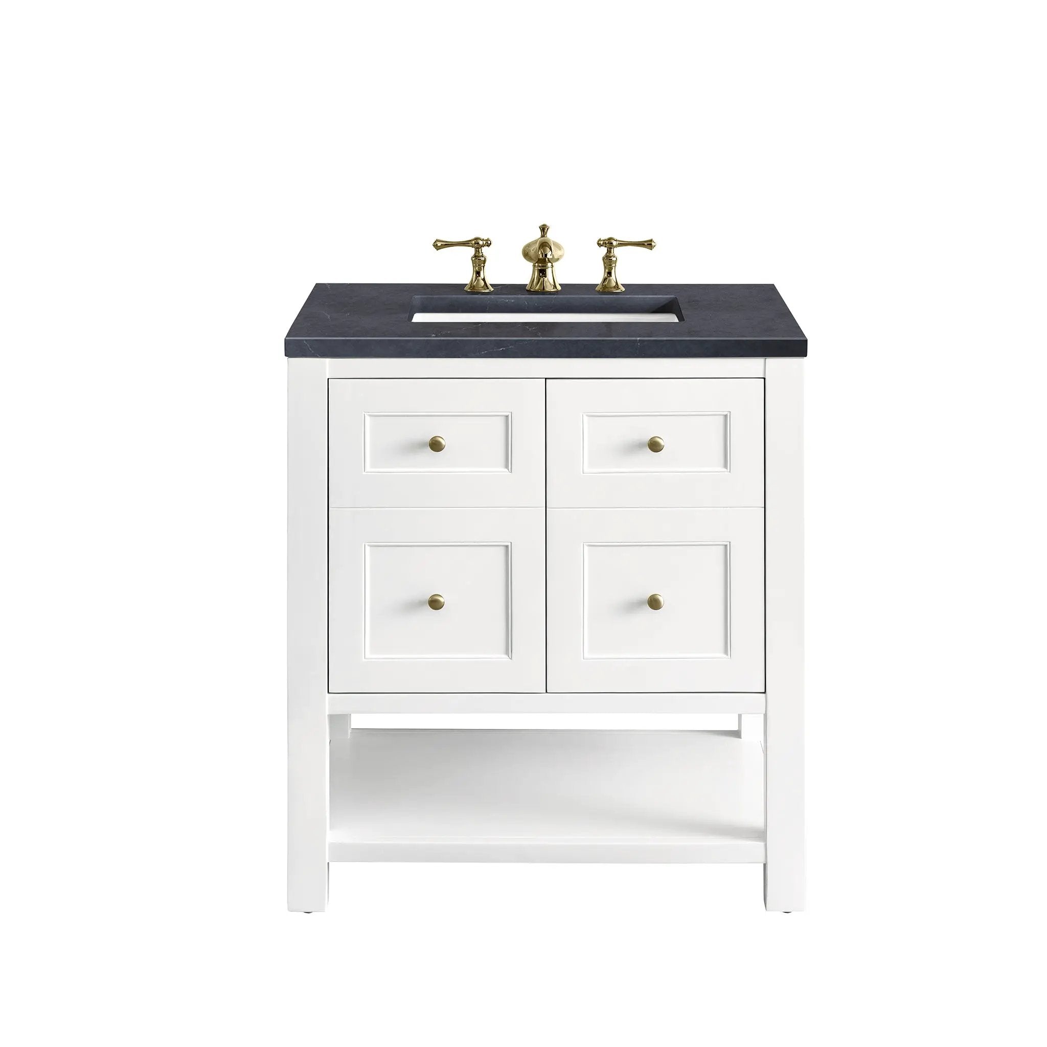James Martin Breckenridge 30" Single Vanity Set - Bright White by James Martin Vanities