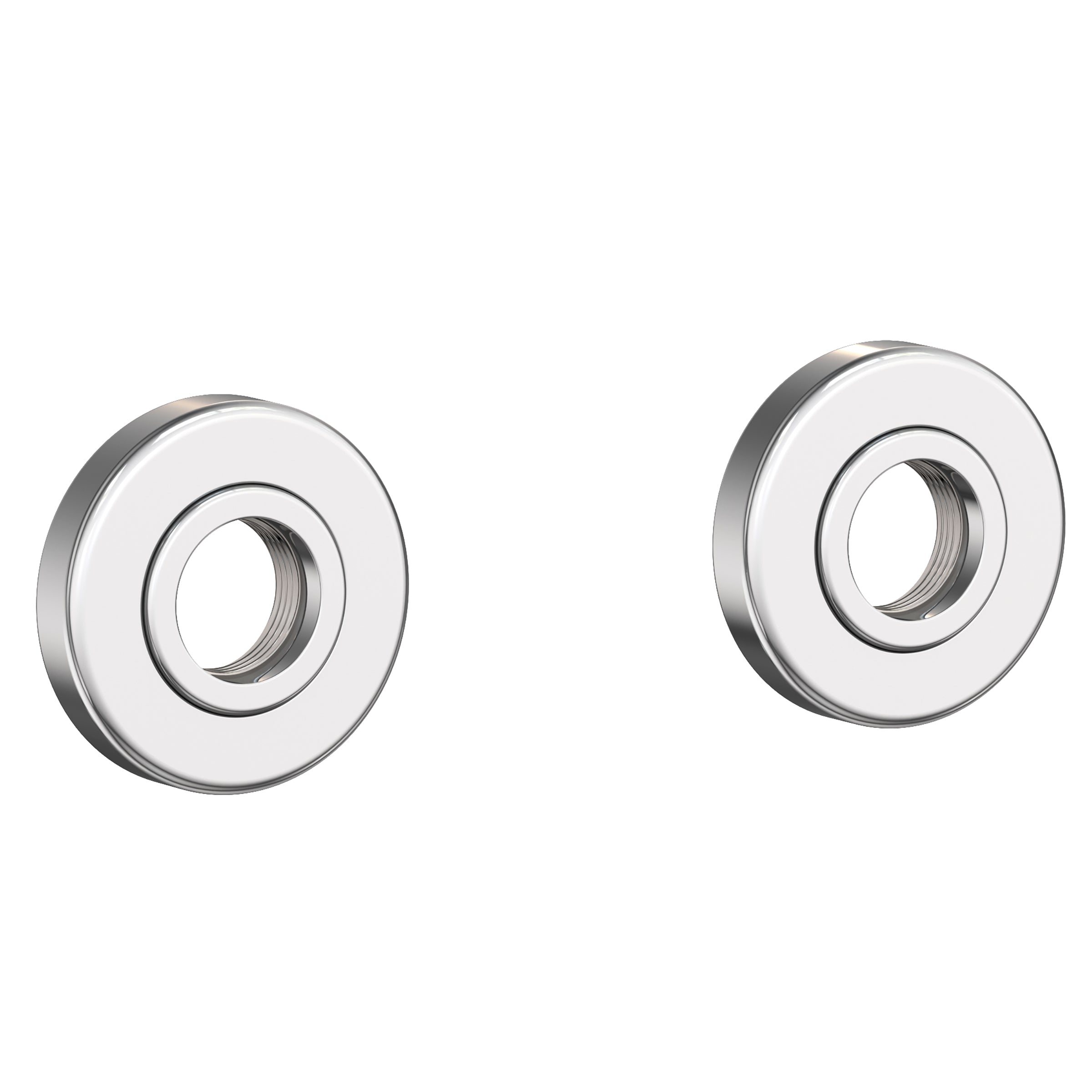 polished chrome grab bar