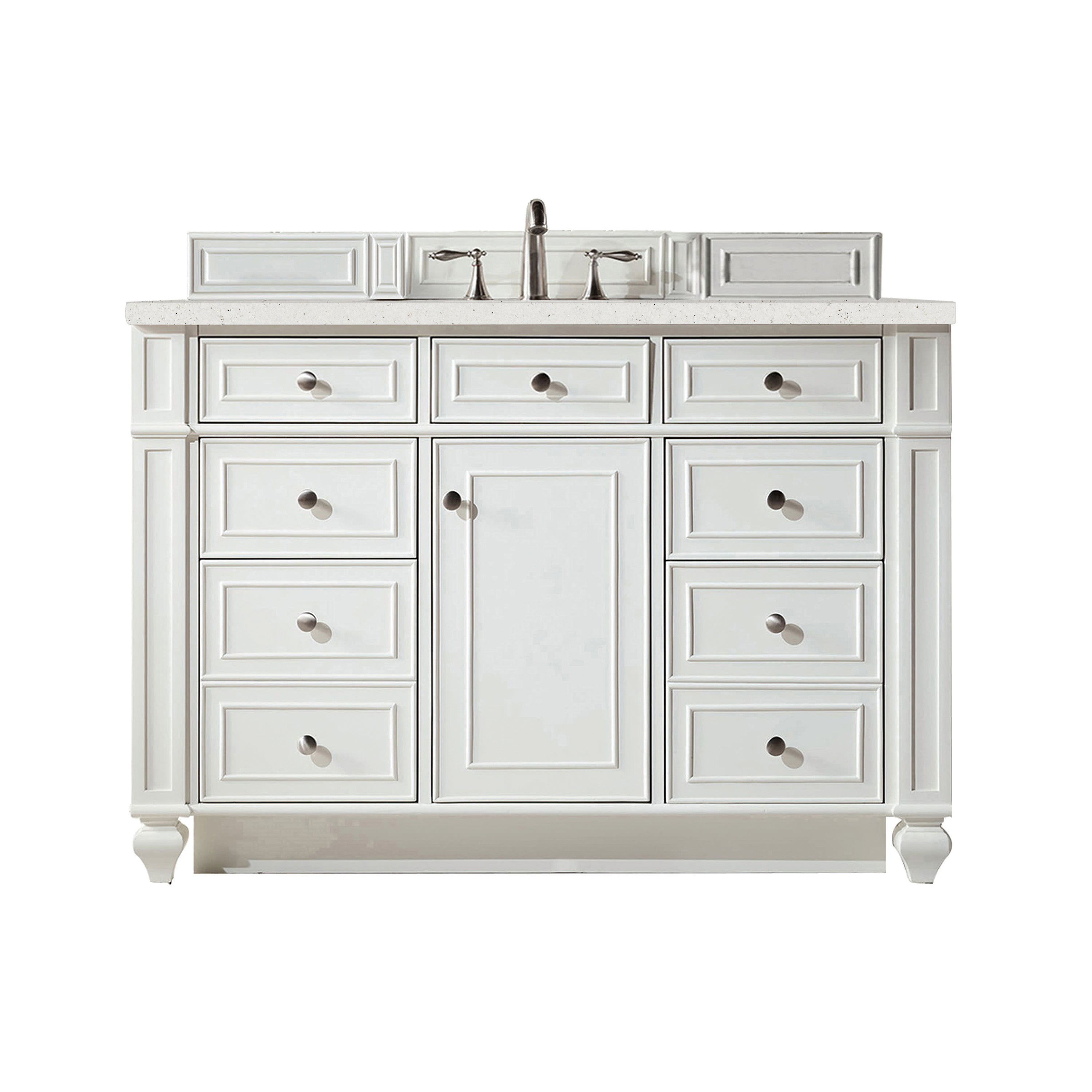 James Martin Vanities Bristol 48" Single Vanity - Bright White