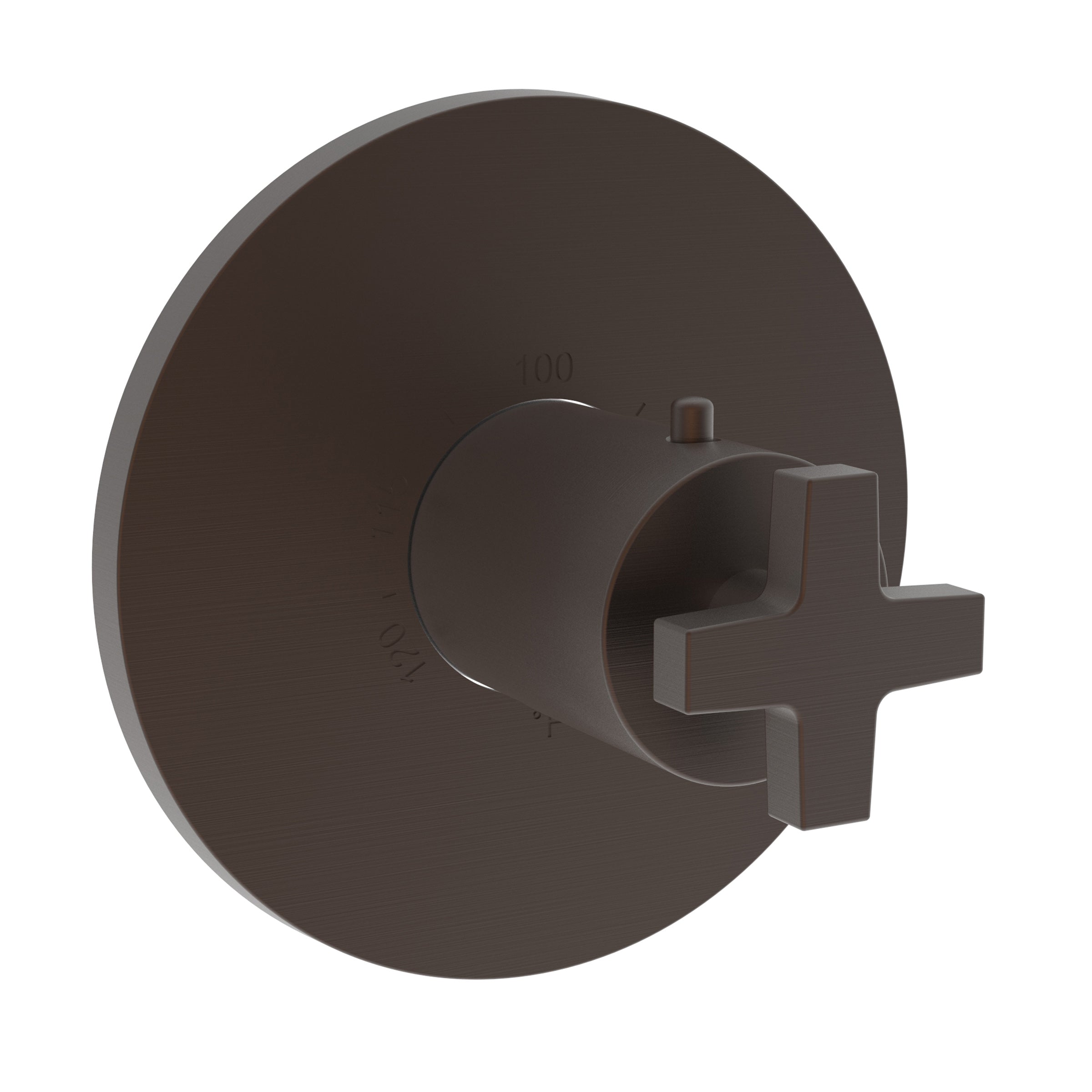 Newport Brass Dorrance 3/4" Round Thermostatic Trim Plate with Handle