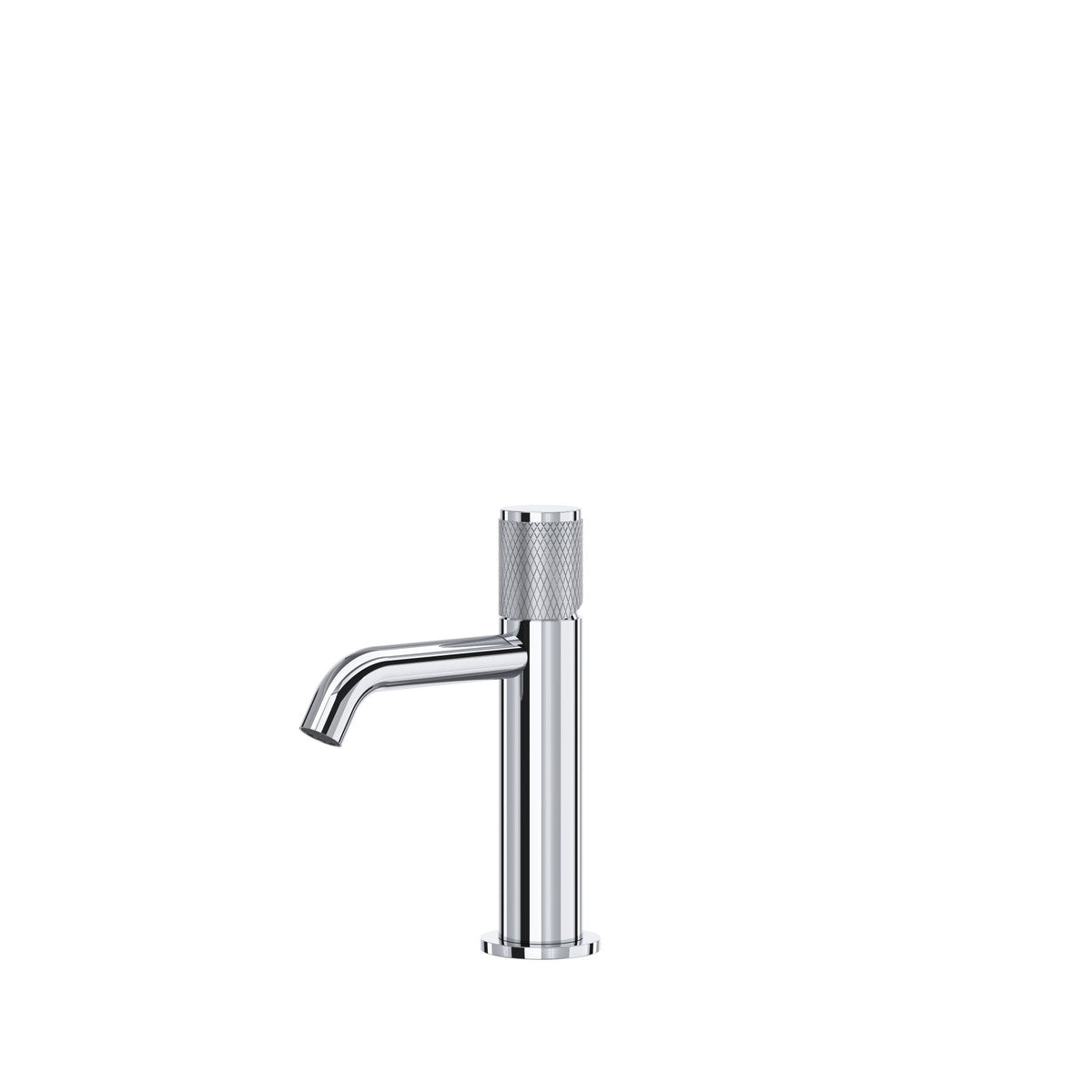 polished chrome bathroom faucet