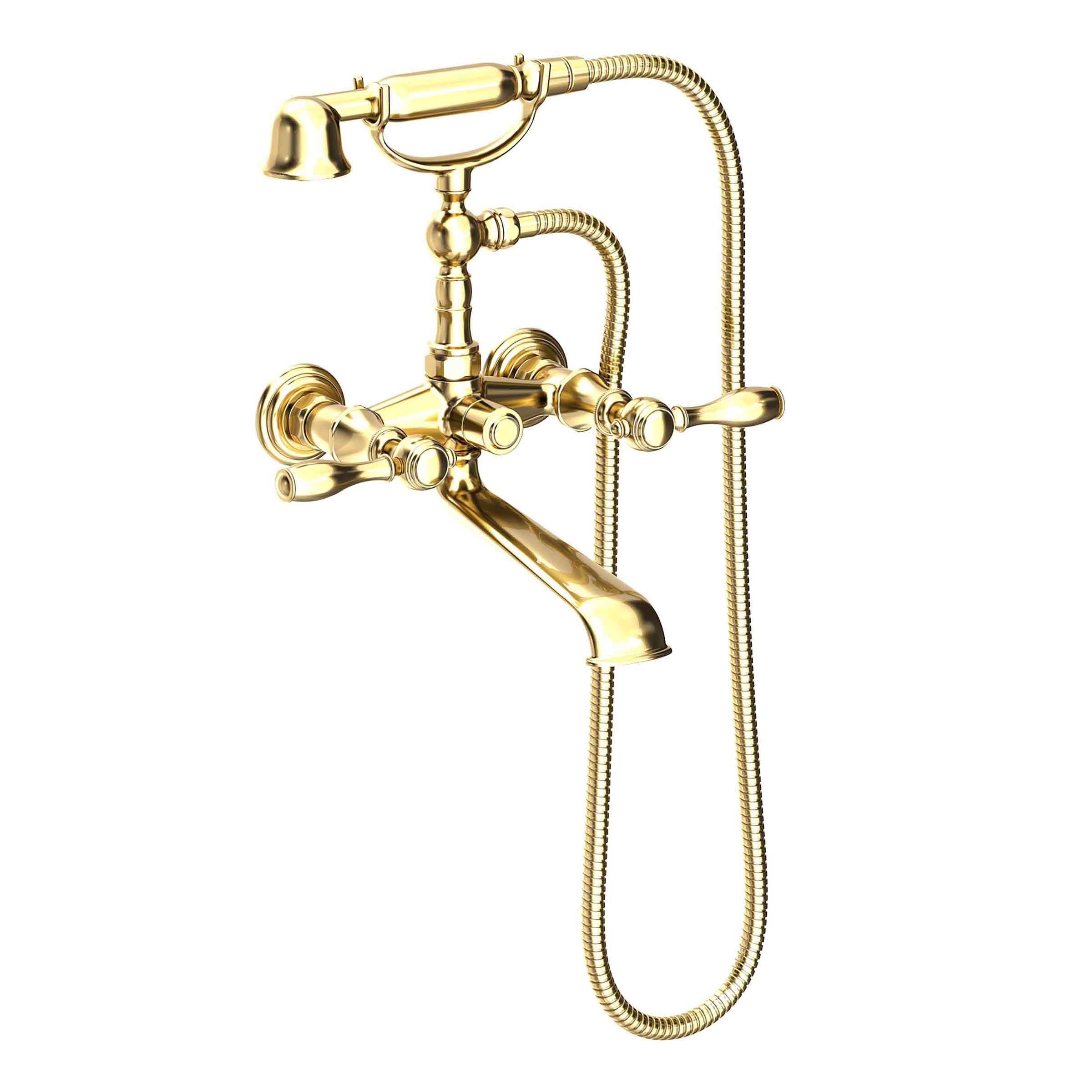 Newport Brass Victoria Exposed Tub & Hand Shower Set - Wall Mount