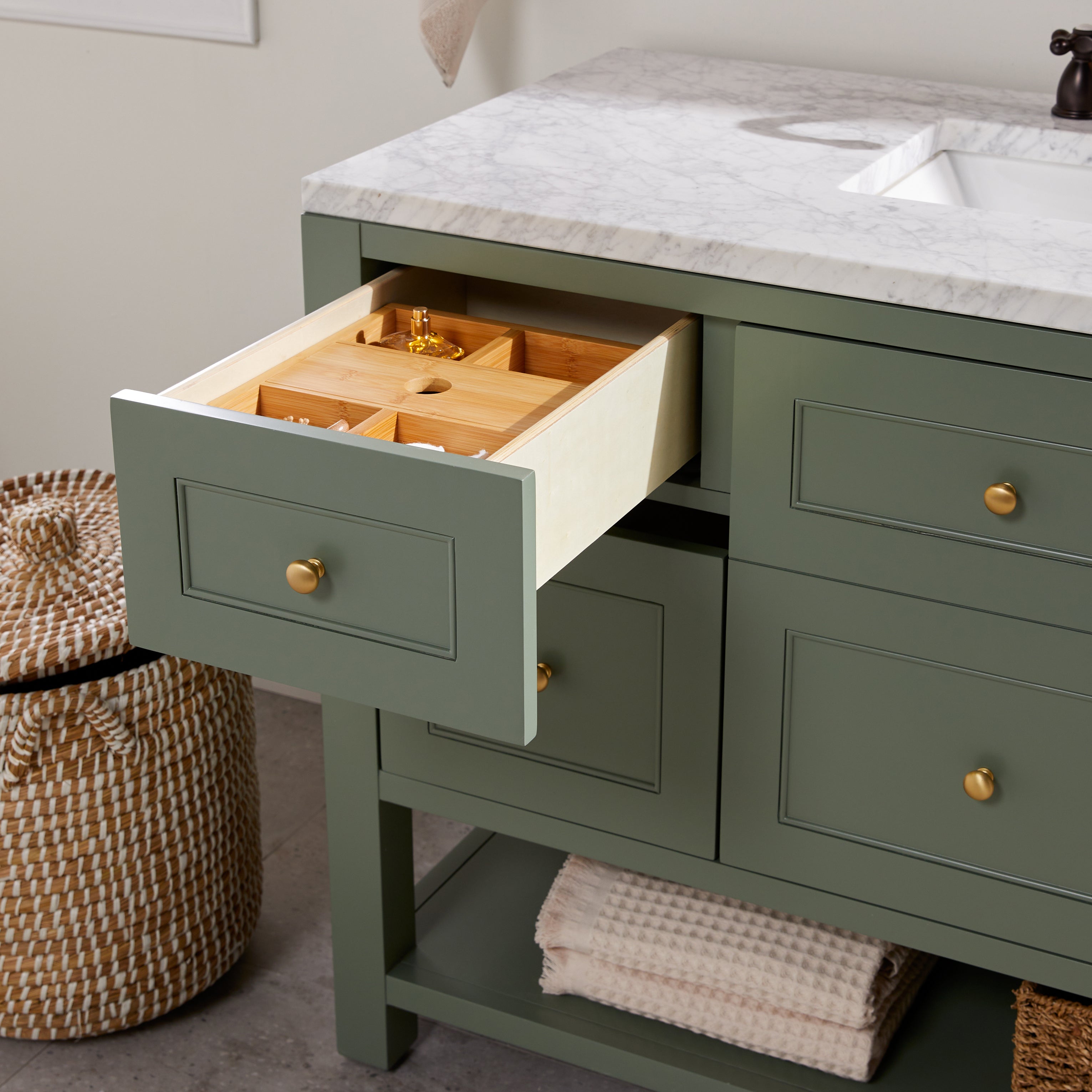 arctic fall top vanity