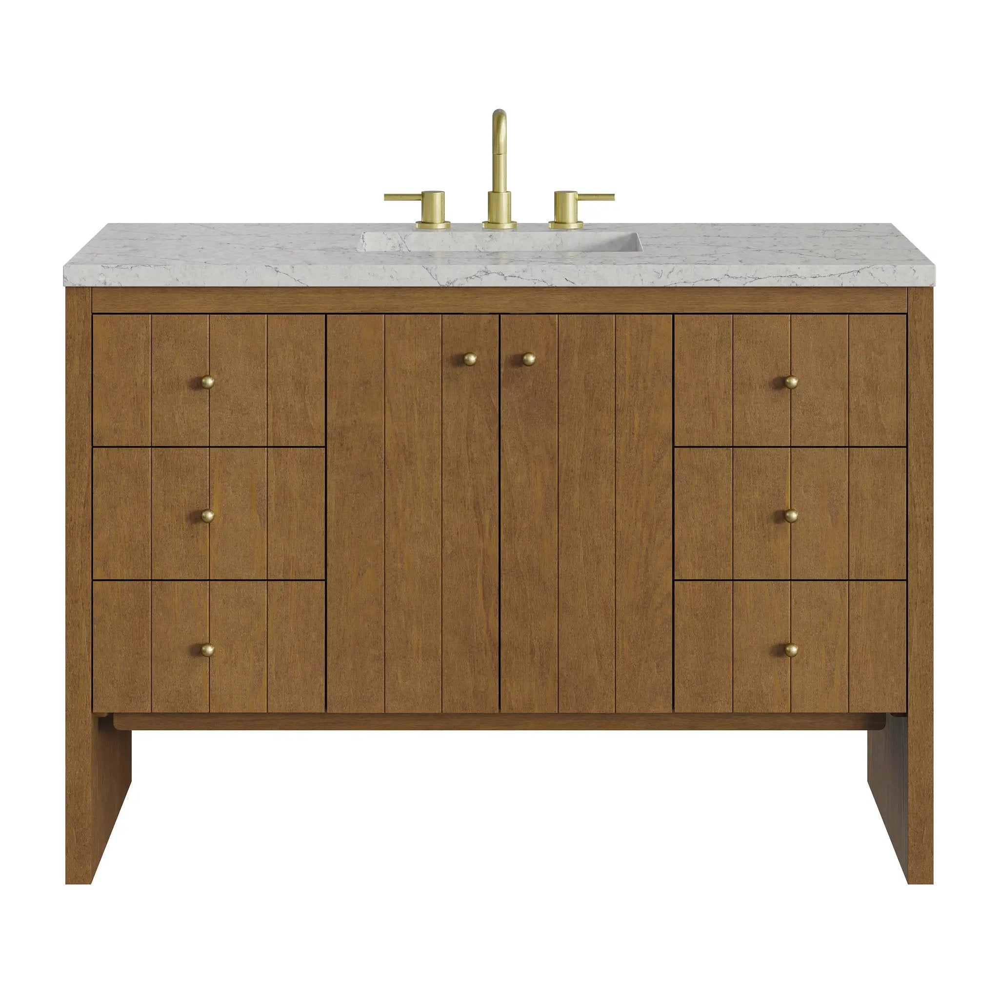 James Martin Hudson 48" Single Vanity Set - Honey Oak by James Martin Vanities