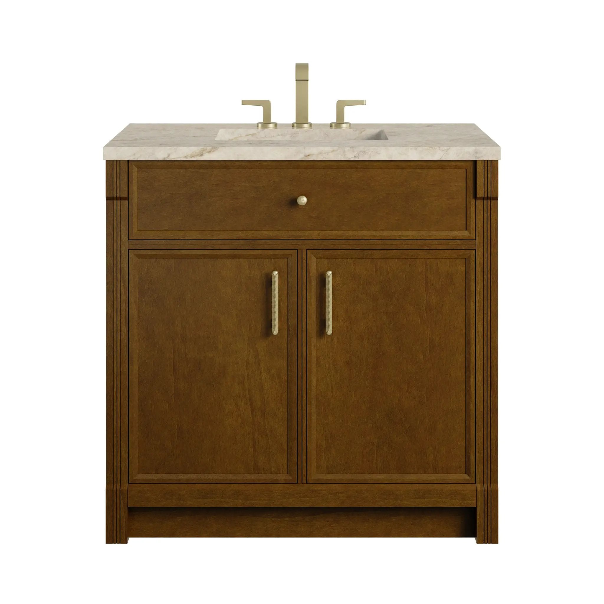 James Martin Bellshire 36" Single Vanity Set - Honey Oak by James Martin Vanities