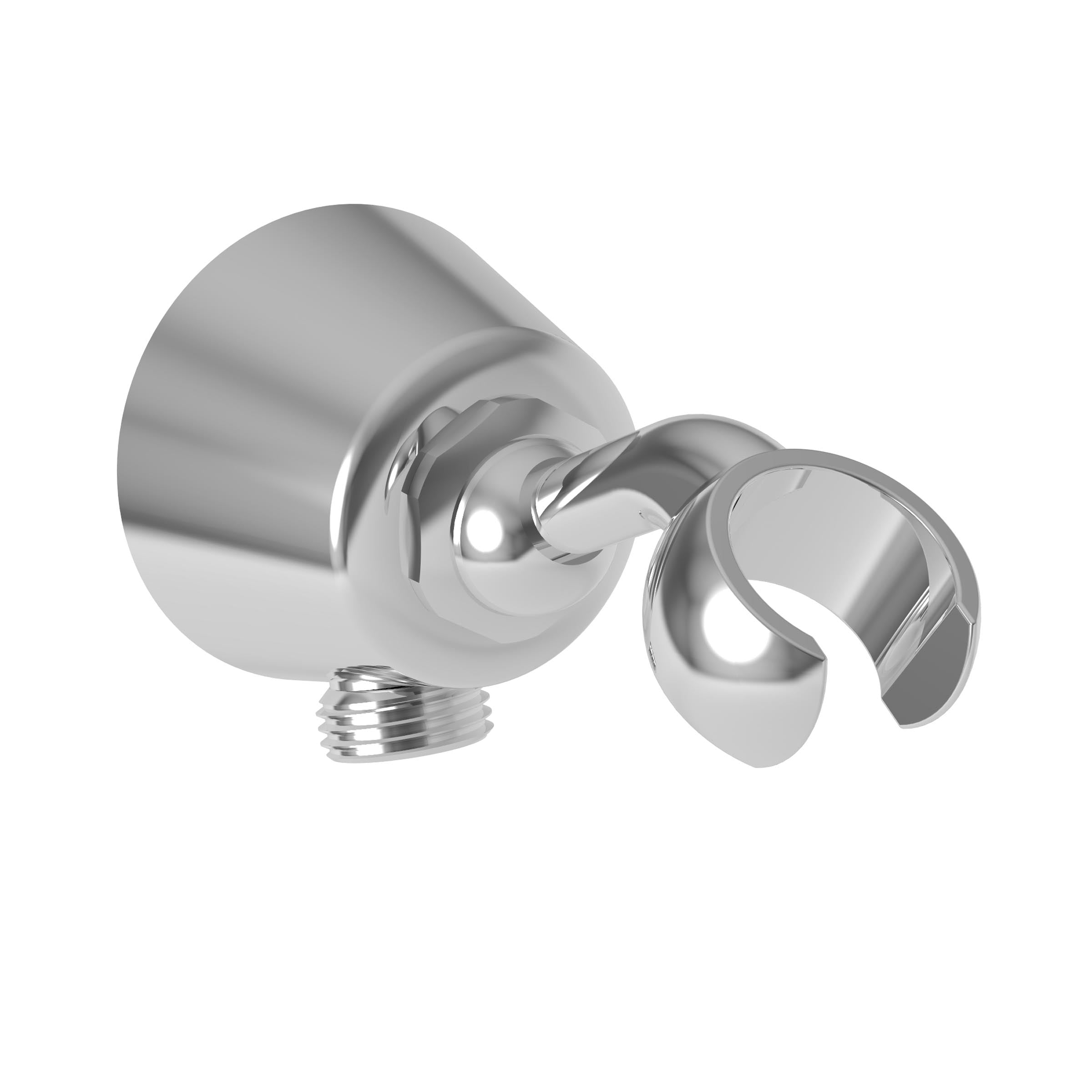 polished chrome shower holder