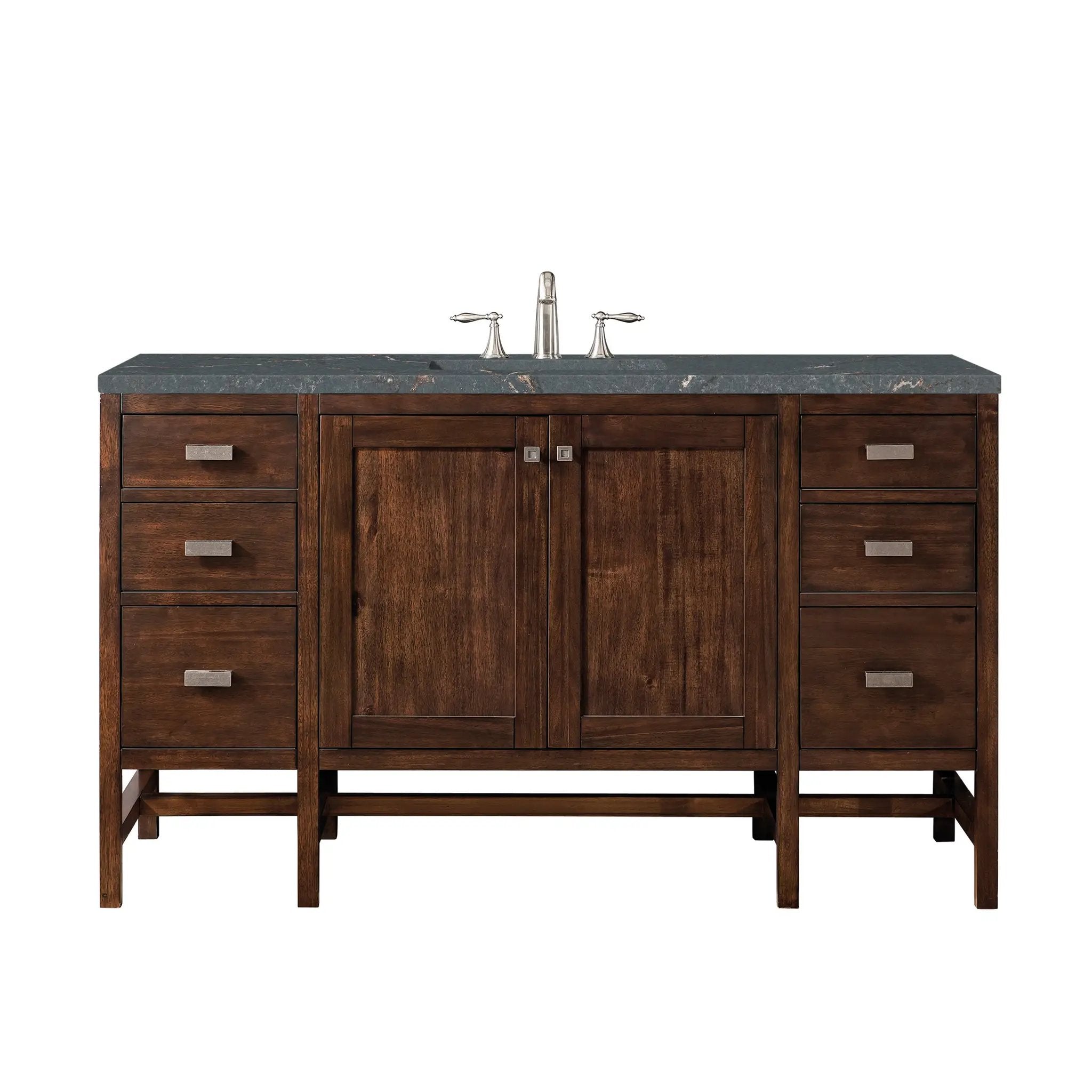 James Martin Addison 60" Single Vanity Set - Mid-Century Acacia by James Martin Vanities
